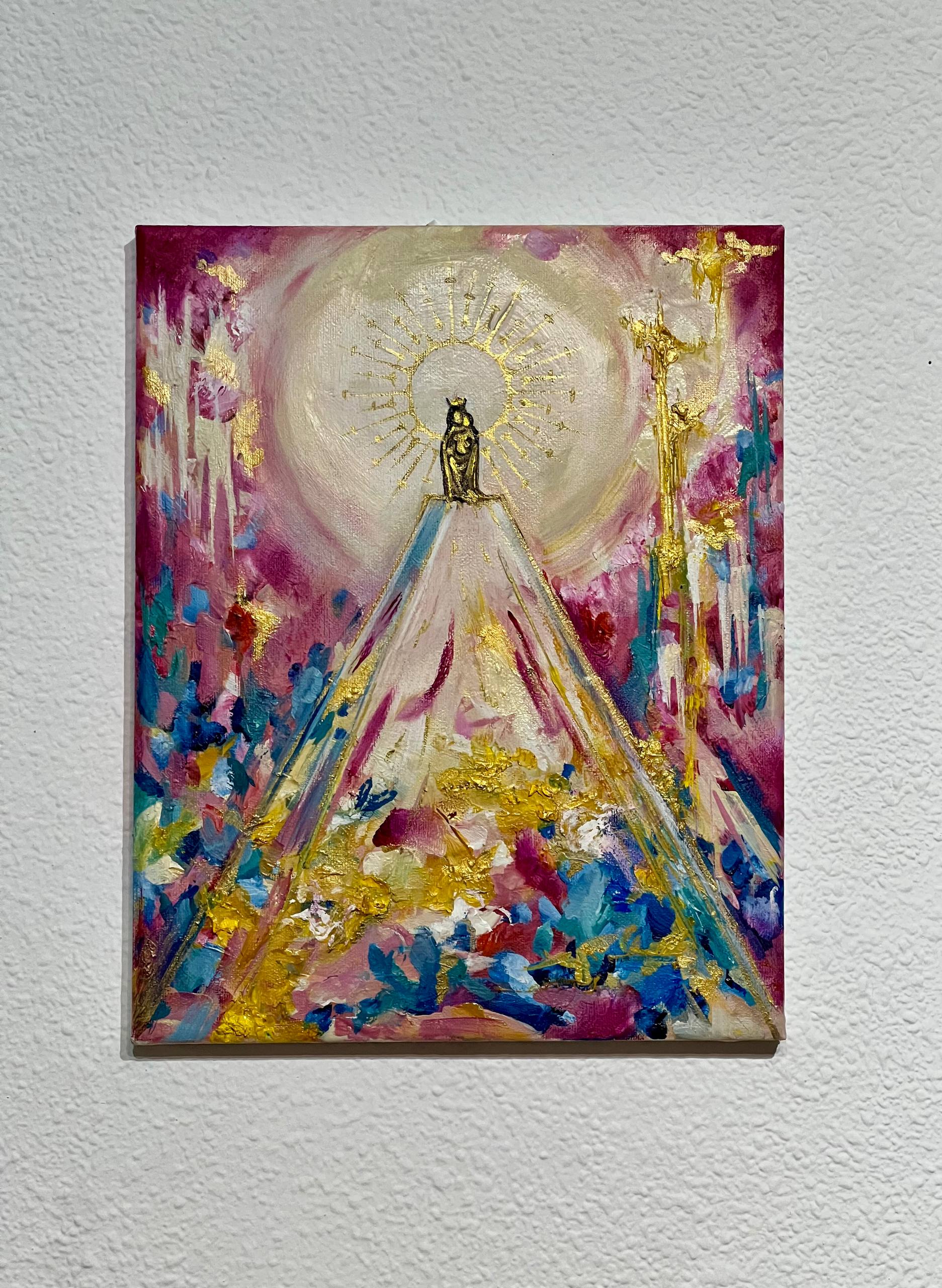 LA AURORA de Baikaro sobre una pared blanca