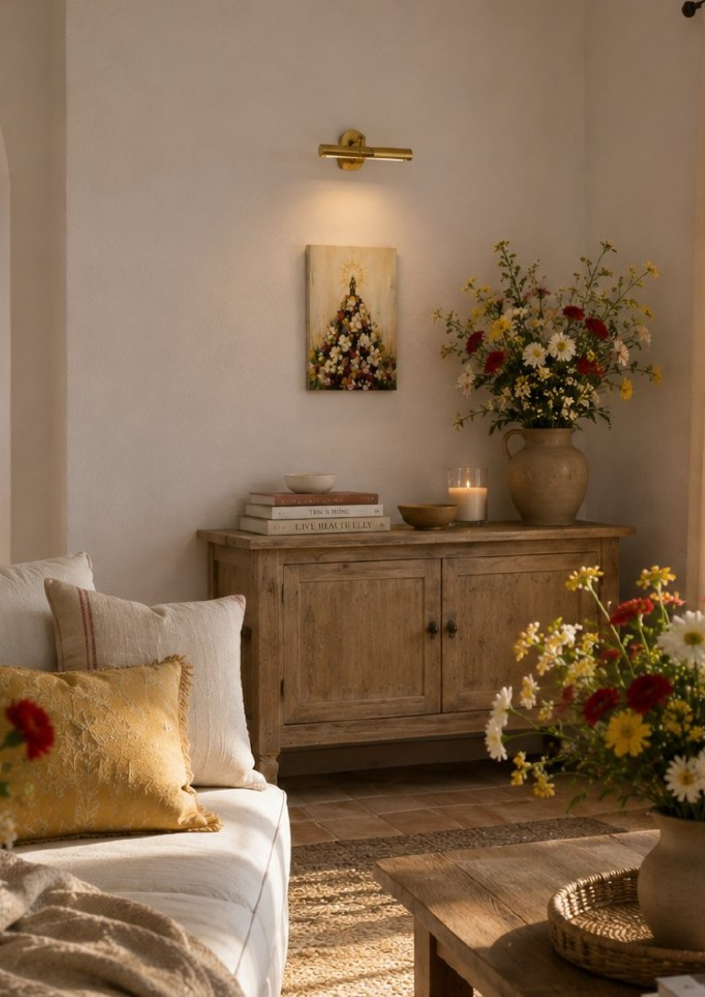 LA OFRENDA de Baikaro expuesta en un interior